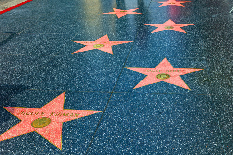 Hollywood Walk of Fame stop during our guided Hollywood Tour in Los Angeles